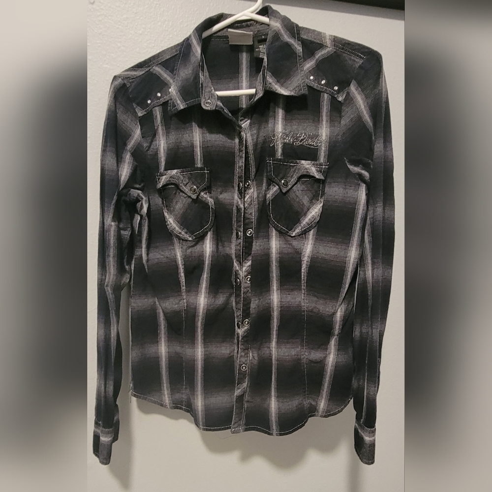 Harley Davidson pearl snap